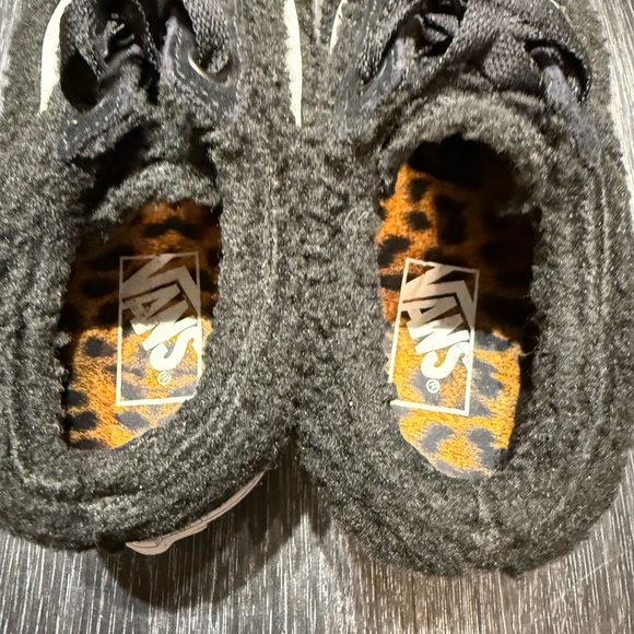 Vans Faux Fur Black Sneakers - Picture 8 of 10